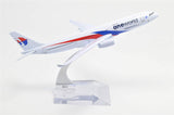 1:400 16cm Malaysia Airlines Airbus A330 ONE World Metal Airplane Model Plane Toy Plane Model