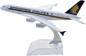 1:400 16cm Air Bus A380 Singapore Airlines Metal Airplane Model Plane Toy Plane Model