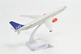 1:400 16cm Air Bus A330 Scandinavian Airlines SAS Metal Airplane Model Plane Toy Plane Model
