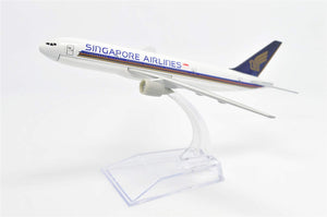 1:400 16cm B777 Singapore Airlines Metal Airplane Model Plane Toy Plane Model
