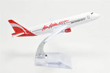 1:400 16cm AIR Asia Air Bus A320 Go Holiday Metal Airplane Model Plane Toy Plane Model