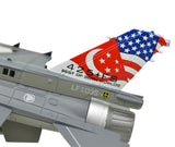 1:72 F-16D Fighting Falcon Fighter Attack Metal Plane Model,Singapore Air Force, Military Airplane Model,Diecast Plane,for Collecting and Gift