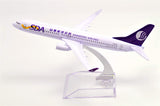 1:400 16cm Boeing B737-800 China Shandong Airlines Metal Airplane Model Plane Toy Plane Model