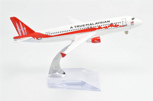 1:400 16cm AIR Asia Air Bus A320 Mahathir Metal Airplane Model Plane Toy Plane Model