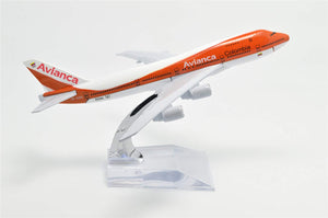 1:400 16cm Boeing B747-200 Avianca Airlines Metal Airplane Model Plane Toy Plane Model