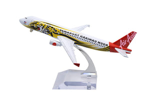 1:400 16cm AIR Asia Air Bus A320 Harimau Muda Metal Airplane Model Plane Toy Plane Model
