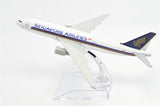 1:400 16cm B777 Singapore Airlines Metal Airplane Model Plane Toy Plane Model