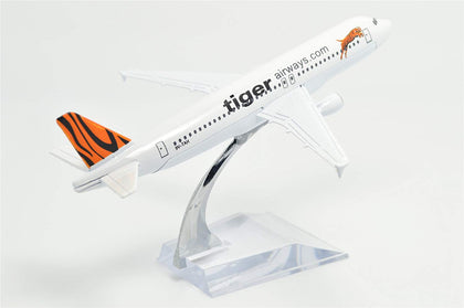 1:400 16cm Air Bus A320 Tigerair Metal Airplane Model Plane Toy Plane Model