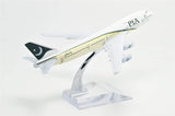 1:400 16cm Boeing B747-400 PIA Metal Airplane Model Plane Toy Plane Model