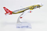 1:400 16cm AIR Asia Air Bus A320 Harimau Muda Metal Airplane Model Plane Toy Plane Model
