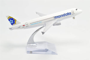 1:400 16cm Air Bus A320 Mandala Airlines Metal Airplane Model Plane Toy Plane Model