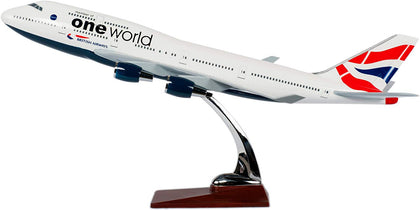 47CM Boeing B747-400 British Airways Resin Airplane Model Plane Toy Plane Model