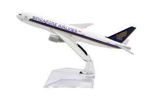 1:400 16cm B777 Singapore Airlines Metal Airplane Model Plane Toy Plane Model