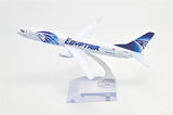 1:400 16cm Boeing B-737 Egyptair Metal Airplane Model Plane Toy Plane Model
