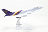 1:400 16cm Boeing B747-400 Thai Airlines Metal Airplane Model Plane Toy Plane Model