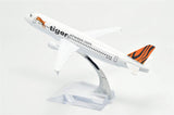 1:400 16cm Air Bus A320 Tigerair Metal Airplane Model Plane Toy Plane Model