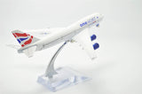 1:400 16cm Boeing B747-400 British Airways Metal Airplane Model Plane Toy Plane Model