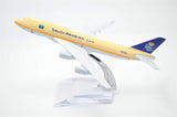1:400 16cm Boeing B-747 Saudi Arabian Airlines Metal Airplane Model Plane Toy Plane Model