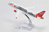 1:400 16cm AIR Asia Air Bus A320 100th Dragon Metal Airplane Model Plane Toy Plane Model