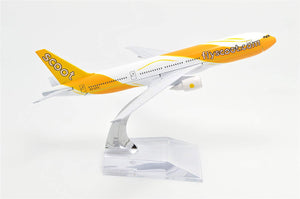 1:400 16cm Boeing B777 Scoot Airlines Metal Airplane Model Plane Toy Plane Model
