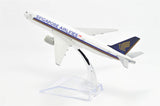 1:400 16cm B777 Singapore Airlines Metal Airplane Model Plane Toy Plane Model