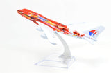 1:400 16cm Malaysia Airlines B747-400 Peony Metal Airplane Model Plane Toy Plane Model