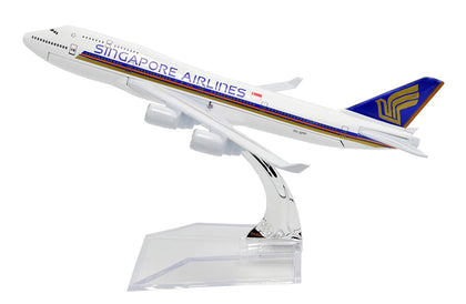 1:400 16cm B747 Singapore Airlines Metal Airplane Model Plane Toy Plane Model
