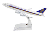 1:400 16cm B747 Singapore Airlines Metal Airplane Model Plane Toy Plane Model