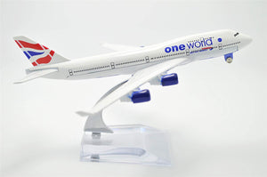 1:400 16cm Boeing B747-400 British Airways Metal Airplane Model Plane Toy Plane Model