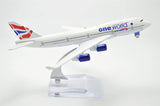 1:400 16cm Boeing B747-400 British Airways Metal Airplane Model Plane Toy Plane Model