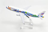 1:400 16cm Air Bus A320 Bangkok Air Metal Airplane Model Plane Toy Plane Model
