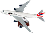 47CM Boeing B747-400 British Airways Resin Airplane Model Plane Toy Plane Model