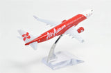 1:400 16cm AIR Asia Boeing B737 Metal Airplane Model Plane Toy Plane Model
