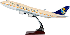 47CM Boeing B747-400 Saudi Arabian Airlines Resin Airplane Model Plane Toy Plane Model