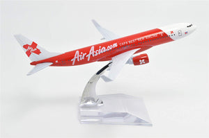 1:400 16cm AIR Asia Boeing B737 Metal Airplane Model Plane Toy Plane Model