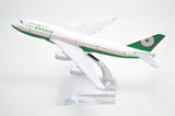 1:400 16cm Boeing B747-400 EVA Air Metal Airplane Model Plane Toy Plane Model