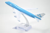 1:400 16cm Boeing B747-400 KLM Metal Airplane Model Plane Toy Plane Model