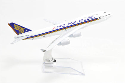 1:400 16cm B747 Singapore Airlines Metal Airplane Model Plane Toy Plane Model