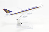 1:400 16cm B747 Singapore Airlines Metal Airplane Model Plane Toy Plane Model