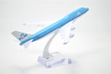 1:400 16cm Boeing B747-400 KLM Metal Airplane Model Plane Toy Plane Model