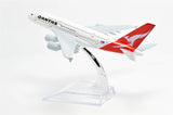 1:400 16cm Air Bus A380 Qantas Metal Airplane Model Plane Toy Plane Model