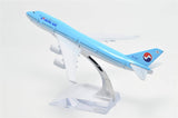 1:400 16cm Boeing B747-400 Korean Air Metal Airplane Model Plane Toy Plane Model