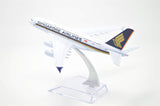 1:400 16cm Air Bus A380 Singapore Airlines Metal Airplane Model Plane Toy Plane Model