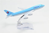 1:400 16cm Boeing B747-400 Korean Air Metal Airplane Model Plane Toy Plane Model