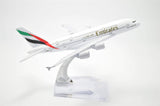 1:400 16cm Air Bus A380 Emirates Airlines Metal Airplane Model Plane Toy Plane Model