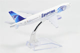 1:400 16cm Boeing B777-300 Egyptair Metal Airplane Model Plane Toy Plane Model