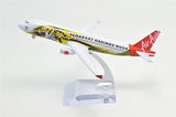 1:400 16cm AIR Asia Air Bus A320 Harimau Muda Metal Airplane Model Plane Toy Plane Model