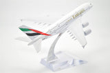 1:400 16cm Air Bus A380 Emirates Airlines Metal Airplane Model Plane Toy Plane Model