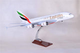 47CM Air Bus A380 Emirates Resin Airplane Model Plane Toy Plane Model