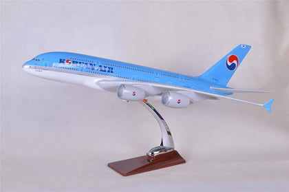 47CM Air Bus A380 Korean Air Resin Airplane Model Plane Toy Plane Model